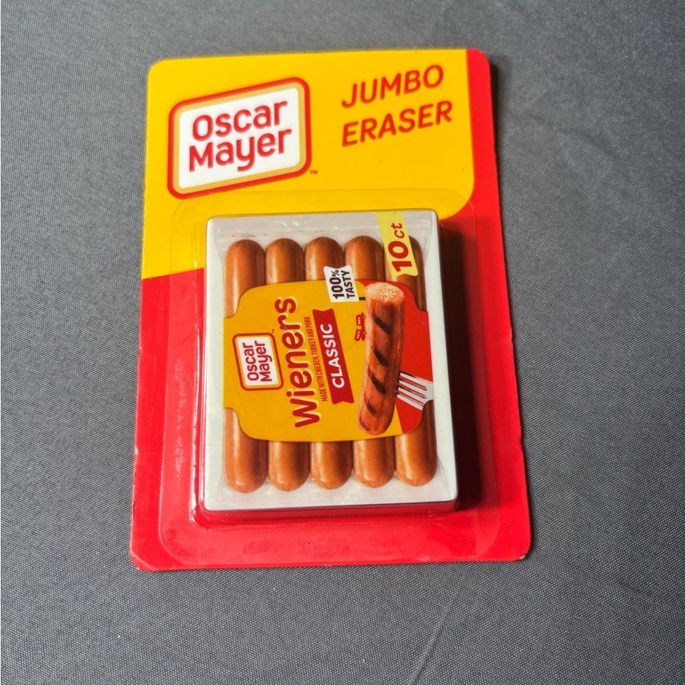 New Oscar Mayer Jumbo Eraser NWT